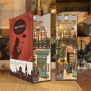 Baker Street - 3D Puzzle Wood - Book Nook