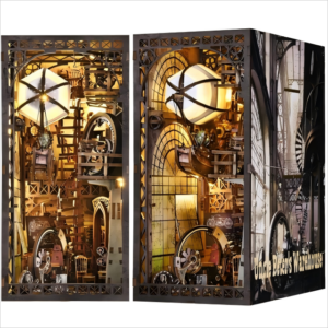 Uncle Peter's Warehouse - 3D Puzzle Wood - Book Nook